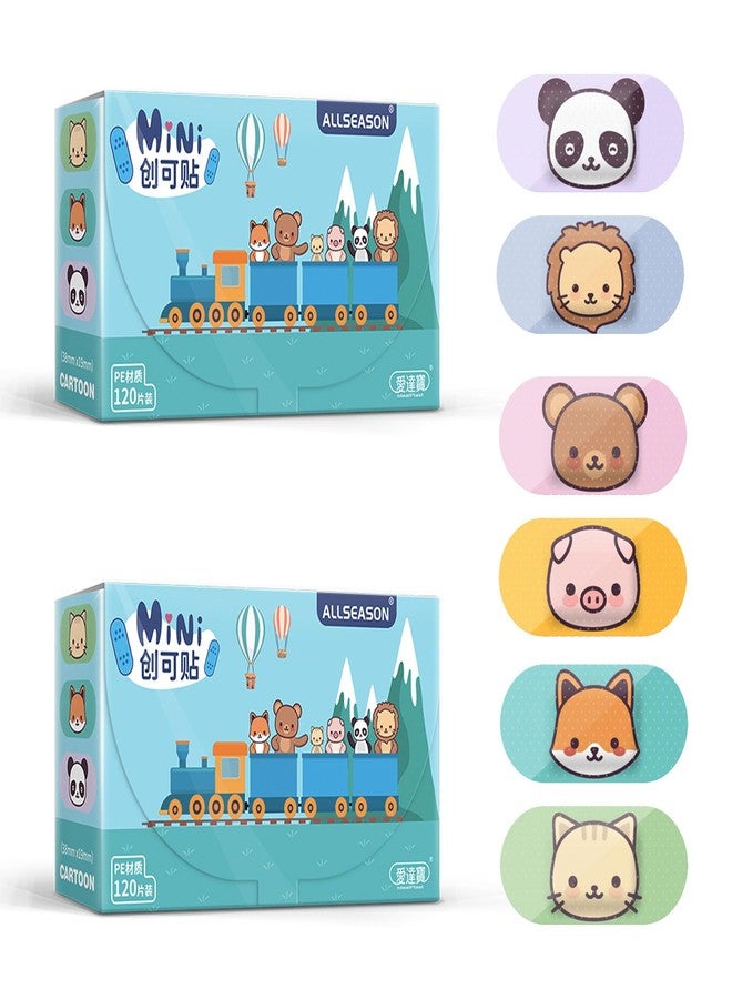 AndicAge 240pcs Kids Cute Cartoon Bandages for Girls & Boys - Flexible, Breathable for Toddlers' Cuts & Scrapes - Image 1